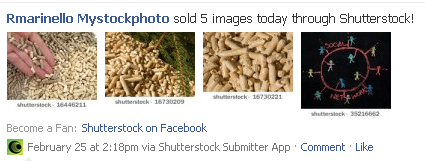 shutterstock facebook application