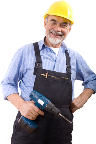 Happy repairman