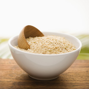 Grain in a White Ceramic Bowl