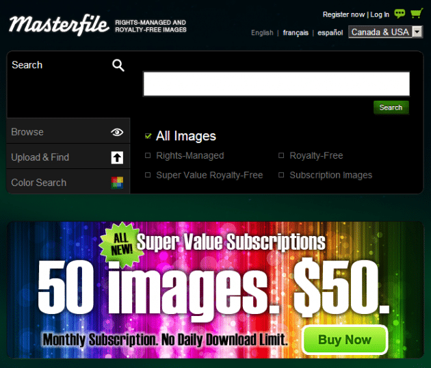 Masterfile Launches 50/50 Stock Photo Subscription