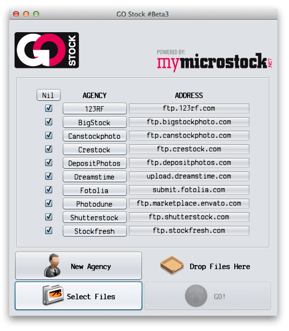 go stock microstock upload tool