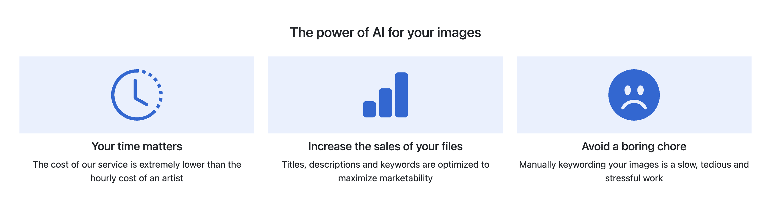 VisualMind.ai AI keywording tool highlights 